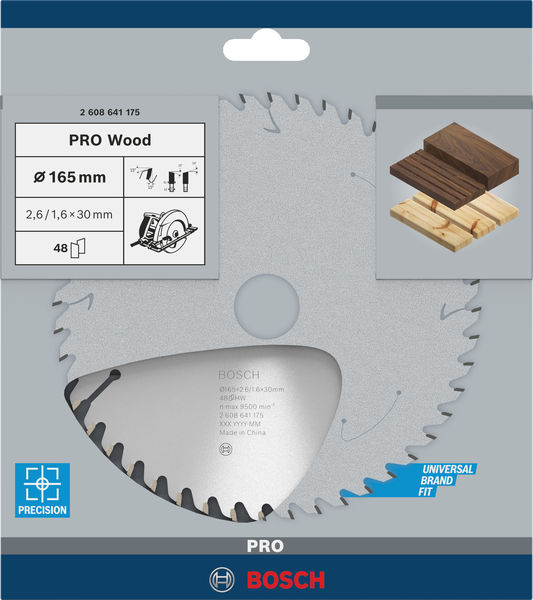 PRO&nbsp;Wood Kreissägeblatt, 165 x 2.6 x 30&nbsp;mm Produktbild img4 L