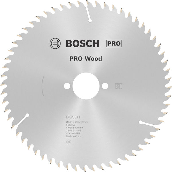 PRO&nbsp;Wood Kreissägeblatt, 190 x 2.6 x 30&nbsp;mm Produktbild img1 L