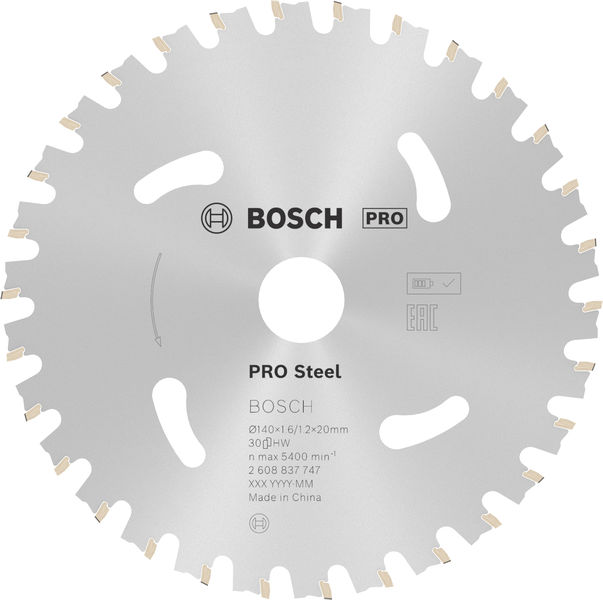 PRO&nbsp;Steel cordless Kreissägeblatt, 140 x 1,6 x 20&nbsp;mm Produktbild img1 L