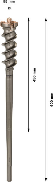 PRO SDS max-9 Break Through Bohrer, 55 x 450 x 600&nbsp;mm Produktbild img4 L