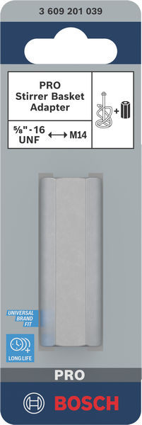 PRO Stirrer Basket Adapter, M14 auf 5/8"-16 UN-2a-Innengewinde Produktbild img2 L