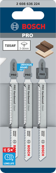 PRO Hardwood clean T101AIF Stichsägeblatt, 100&nbsp;mm, 3-tlg. Produktbild img2 L