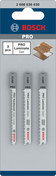 PRO Laminate Set, U-Schaft, 3-tlg. Produktbild img2 L