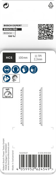 PRO Plastics PVC clean T102H Stichsägeblatt, 100 mm, 2-tlg. Produktbild img3 L