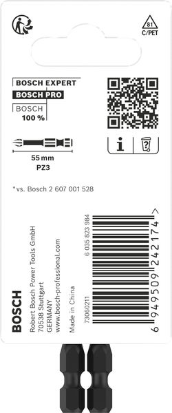 PRO Pozidriv Impact Bit, PZ3, 55&nbsp;mm, 2-tlg. Produktbild img4 L