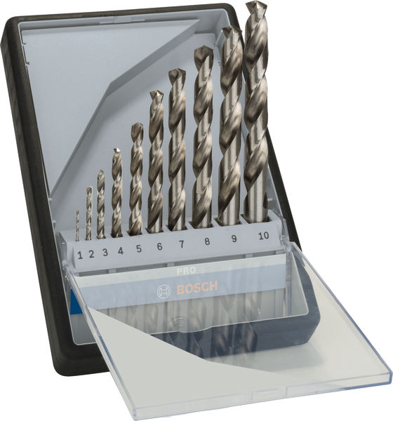 PRO Metal HSS-G Spiralbohrer-Set, 10-tlg. Produktbild img1 L