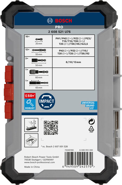 PRO Impact Schrauberbit-Set, 33-tlg. Produktbild img5 L
