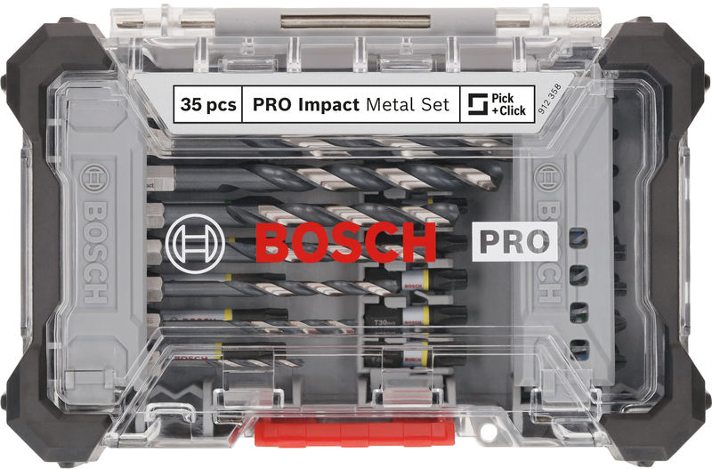 PRO Impact Schrauberbits und Metallbohrer Mixed Set, 35-tlg. Produktbild img2 L