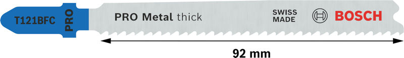 PRO Metal thick T121BFC Stichsägeblatt, 92 mm, 25-tlg. Produktbild img3 L