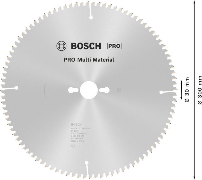 PRO Multi Material Kreissägeblatt, 300 x 3,2 x 30 mm Produktbild img5 L
