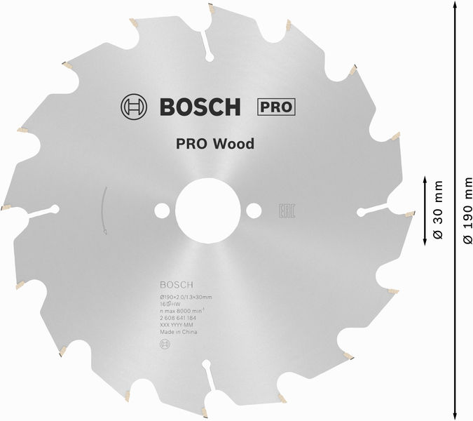 PRO&nbsp;Wood Kreissägeblatt, 190 x 2 x 30&nbsp;mm Produktbild img5 L