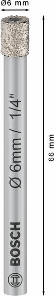 PRO Ceramic dry Bohrer, 6 x 66&nbsp;mm Produktbild img1 L