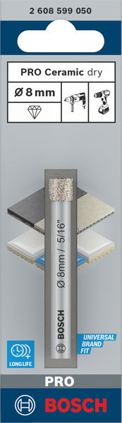 PRO Ceramic dry Bohrer, 8 x 66&nbsp;mm Produktbild img3 L