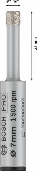 PRO Ceramic dry Bohrer, 7&nbsp;x&nbsp;33&nbsp;x&nbsp;13&nbsp;mm Produktbild img1 L