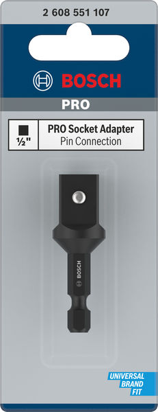 PRO Socket Adapter mit Stiftverbindung, 1/2", 50 mm Produktbild img2 L