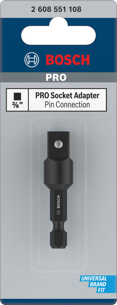 PRO Socket Adapter mit Stiftverbindung, 3/8", 50 mm Produktbild img2 L