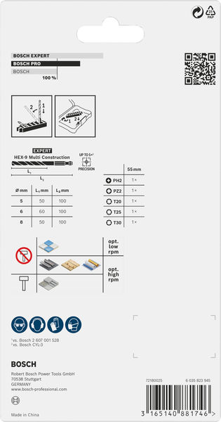 PRO Impact Set mit Multi Construction Bohrern und Pick and Click-Index, 8-tlg. Produktbild img5 L