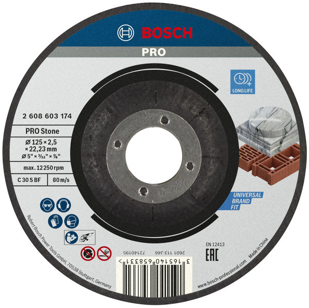PRO Stone Trennscheibe, 125 x 2,5 x 22,23&nbsp;mm Produktbild img1 L