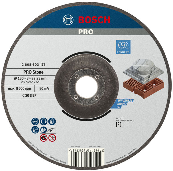 PRO Stone Trennscheibe, 180 x 3 x 22,23&nbsp;mm Produktbild img1 L
