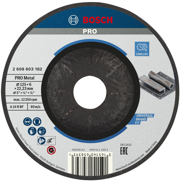 PRO Metal Schleifscheibe, 125 x 6 x 22.23&nbsp;mm Produktbild img1 L