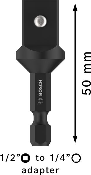 PRO Socket Adapter mit Stiftverbindung, 1/2", 50 mm Produktbild img3 L