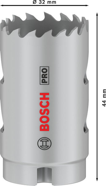 PRO Multi Material Lochsäge, 32&nbsp;mm, mit Gewinde Produktbild img5 L