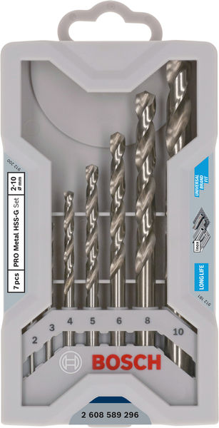 PRO Stainless Steel HSS-Co Spiralbohrer-Set, 7-tlg. Produktbild img2 L