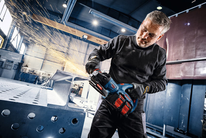 Akku-Winkelschleifer EXWS 18V2-230P solo Bosch Expert ohne Akku ohne Ladegerät XL-Boxx Produktbild img7 L