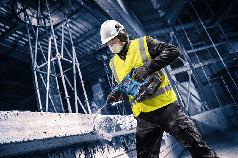 Akku-Bohrhammer mit SDS plus EXBH 18V-32F solo Bosch Expert ohne Akku ohne Ladegerät Karton Produktbild img7 L