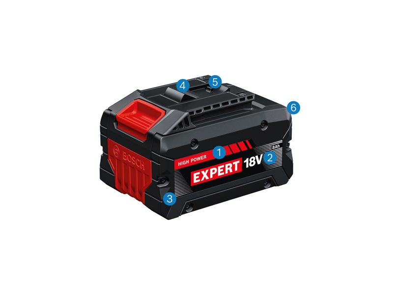 Akku-Starter Set Expert 2x EXBA 18V-55 + 2x EXBA 18V-80 + EXAL 18V2-320 Bosch Expert Produktbild img12 L