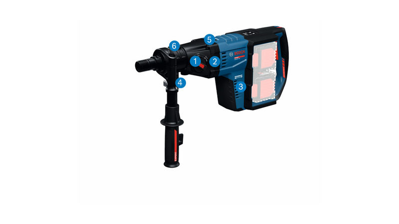 Diamantbohrmaschine EXDB 18V2-180 solo Bosch Expert ohne Akku ohne Ladegerät XL-Boxx Produktbild img11 L