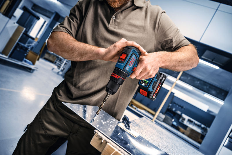 Akku-Bohrschrauber EXSR 18V-90FC Bosch Expert 2x 4,0 Ah Ladegerät GAL 12V/18V-30 L-Boxx Produktbild img10 L