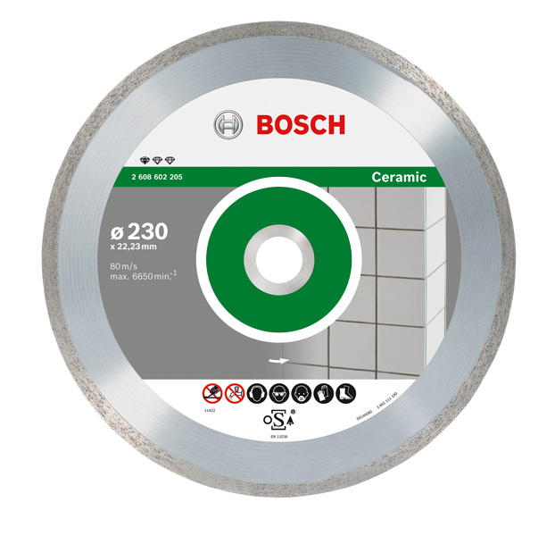 Diamanttrennscheibe Standard for Ceramic, 230 x 22,23 x 1,6 x 7 mm, 10er-Pack Produktbild img2 L
