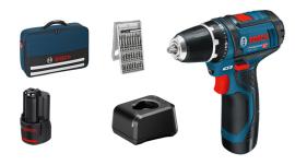 Akku-Bohrschrauber GSR 12V-15, 2 Akku GBA 12V 2.0Ah, Ladg. u. Werkzeugtasche Produktbild