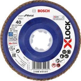 X-LOCK-Fächerschleifscheibe X551, Expert for Metal, K: 40, 115 mm Produktbild