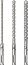 PRO SDS plus-5X Hammerbohrer-Set, 6/8/10&nbsp;mm, 3-tlg. Produktbild