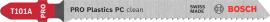 PRO Plastics PC clean T101A Stichsägeblatt, 100&nbsp;mm, 3-tlg. Produktbild