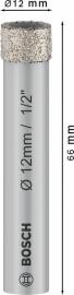 PRO Ceramic dry Bohrer, 12 x 66&nbsp;mm Produktbild