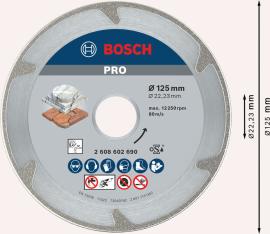 PRO Marble Diamanttrennscheiben für 22,23‑mm-Bohrung und kleine Winkelschleifer