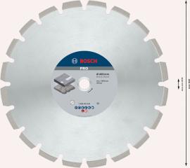 PRO Asphalt Diamanttrennscheiben für 25,4‑mm-Bohrung und Tisch‑ und Benzinsägen