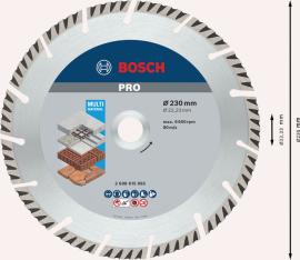 PRO Multi Material Diamanttrennscheibe, 230 x 22,23 mm Produktbild