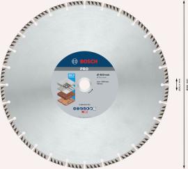 PRO Multi Material Diamanttrennscheiben für 25,4‑mm-Bohrung und Tisch‑ und Benzinsägen