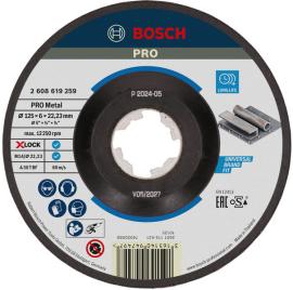 PRO Metal Long Life Schleifscheibe für kleine Winkelschleifer und X‑Lock, M14/22,23 mm