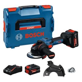 Winkelschleifer EXWS 18V-15S Bosch Expert 2x18V 8,0 Ah Ladegerät EXAL 18V-160 L-Boxx Produktbild
