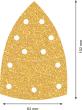 EXPERT C470 Schleifpapier, 102 x 62/93 mm, K 60, 10 Stück Produktbild img3 S