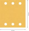 EXPERT C470 Schleifpap., 6 Löcher für Schw.schl., 115 x 107&nbsp;mm, K 120, 10er-Pack Produktbild img3 S