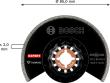 EXPERT Grout Segment Blade ACZ 85 RD4 Blatt für Multifunktionswerkzeuge, 85&nbsp;mm Produktbild img4 S