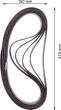 EXPERT N470 Schleifband für Bandschleifer 40 x 760&nbsp;mm, mittel, 10-tlg Produktbild img3 S