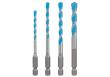 EXPERT HEX-9 Multi Construction Bohrer-Set, 4/5/6/8&nbsp;mm, 4-tlg. Produktbild