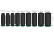 PRO Impact Socket Set, 1/2", tief, 9‑tlg. Produktbild img3 S